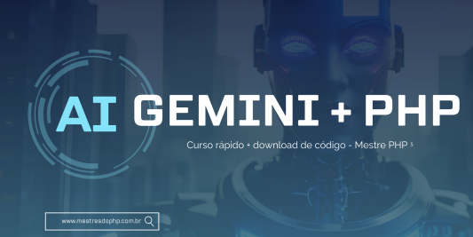Image de capa do curso Gemini AI + PHP